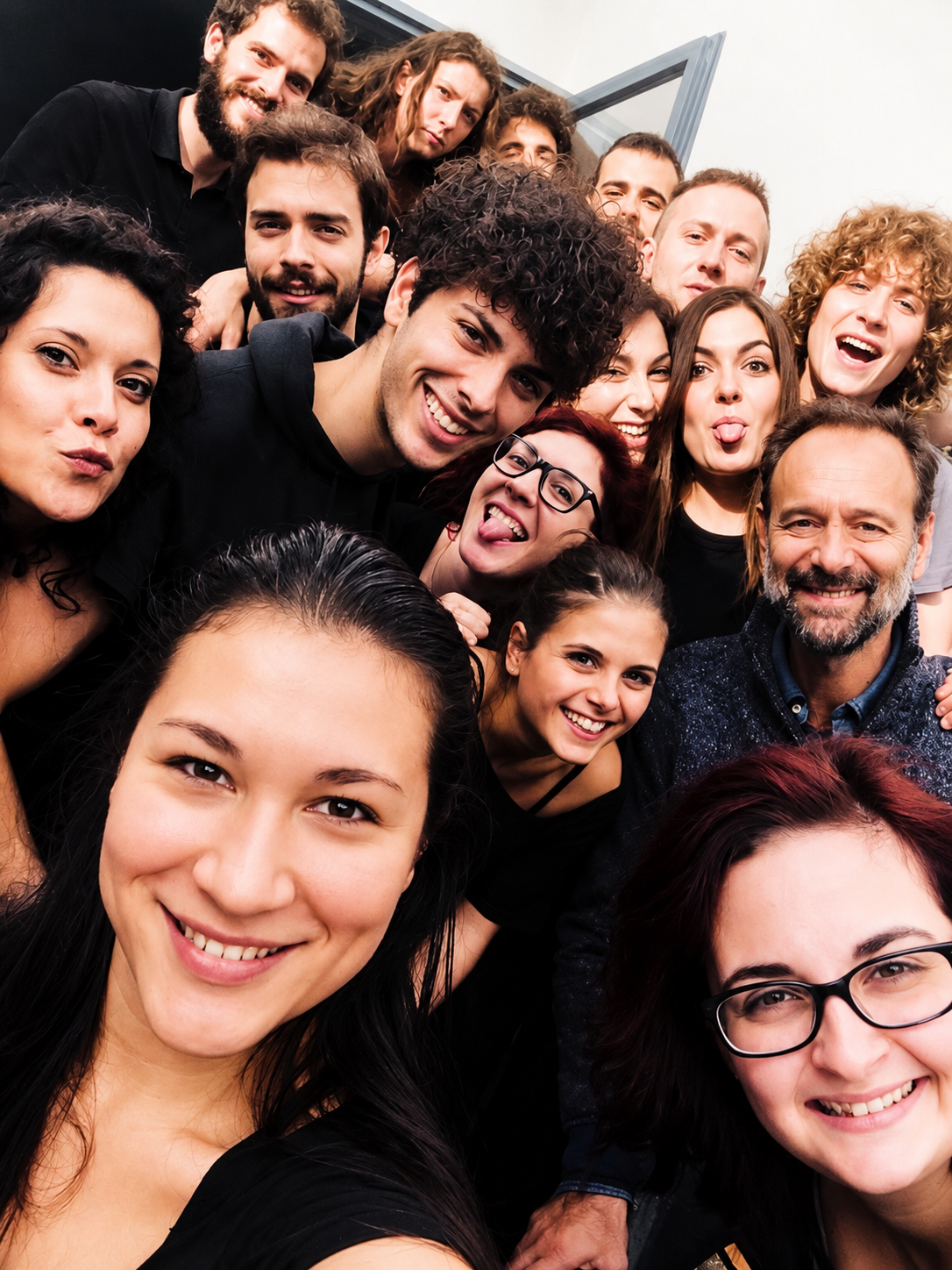 Claudio Spadola con gli allievi