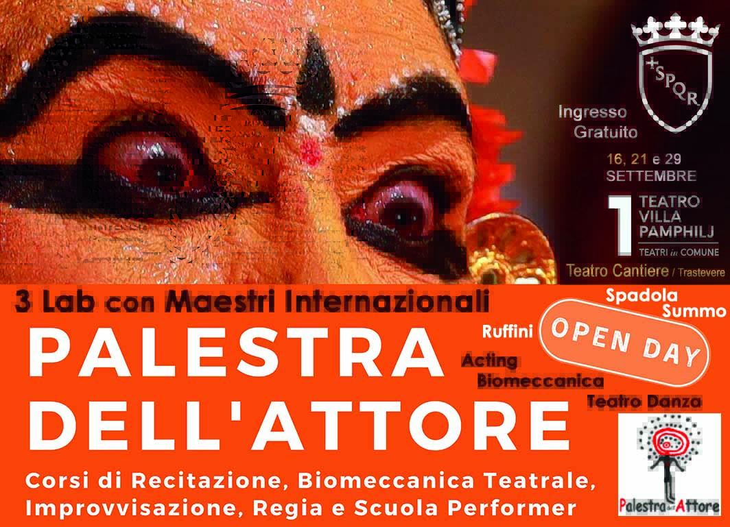 3 Open Day 2024 Scuola Recitazione Roma Palestradellattore.it
